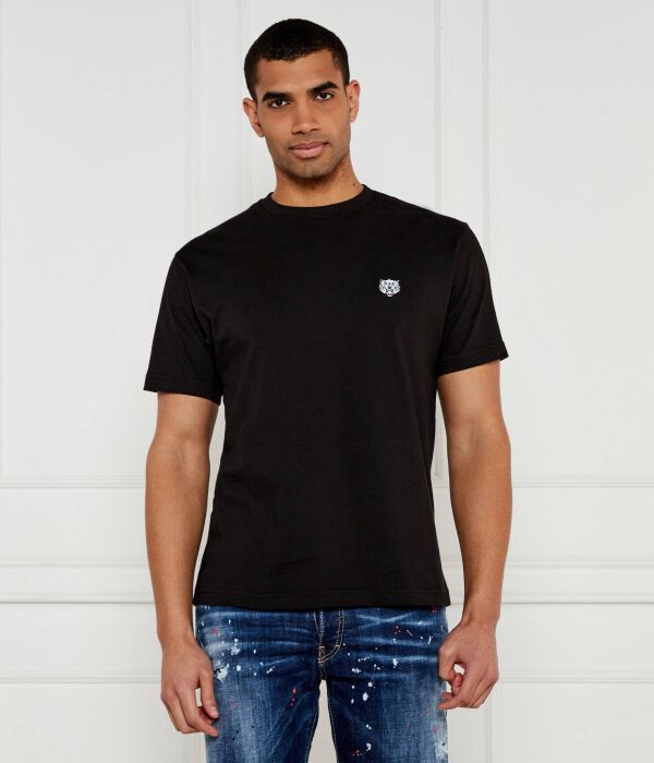 

Футболка с изображением счастливого тигра Regular fit Kenzo, черный