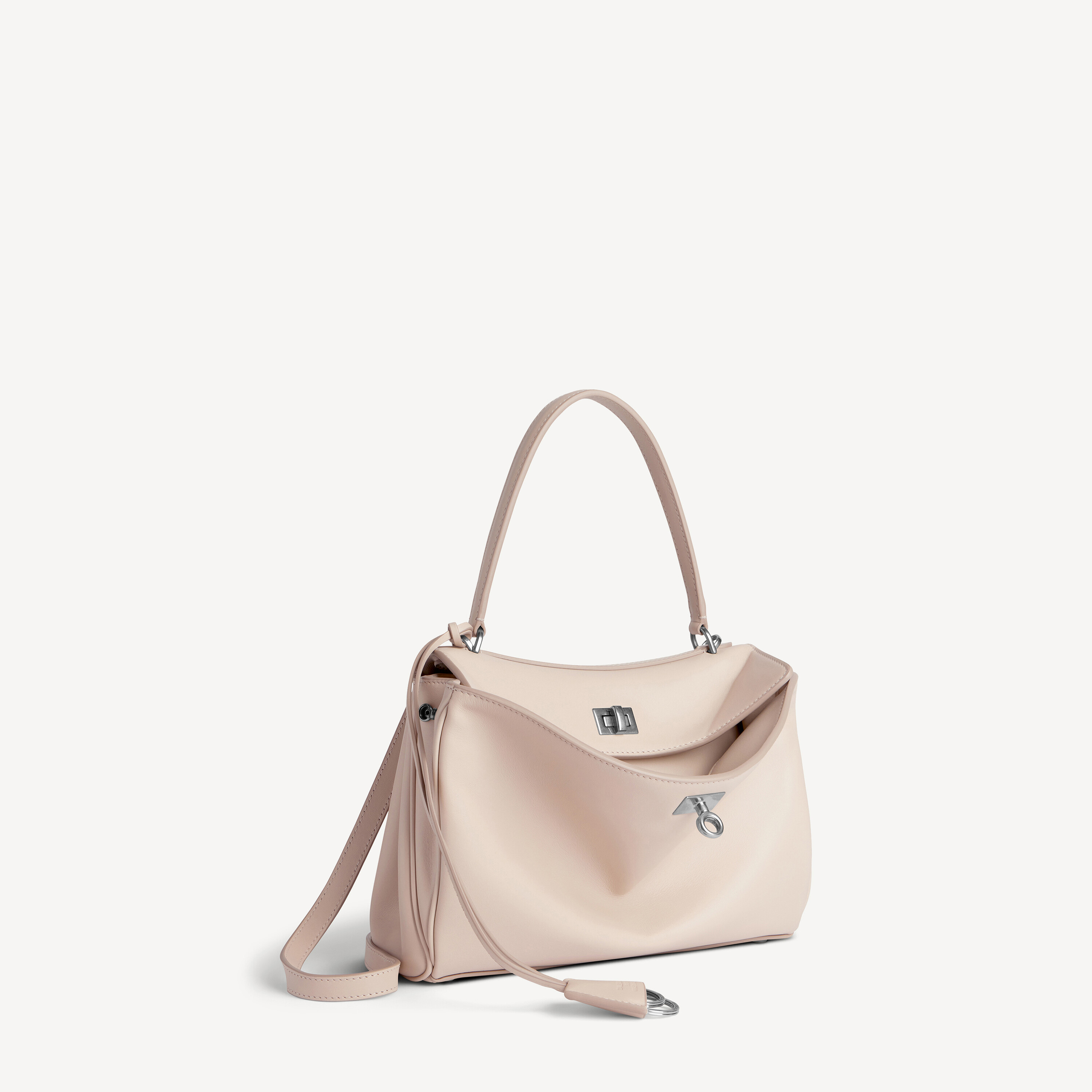 Женская сумка Rodeo Small в цвете миндаль BALENCIAGA, бежевый — фото 2
