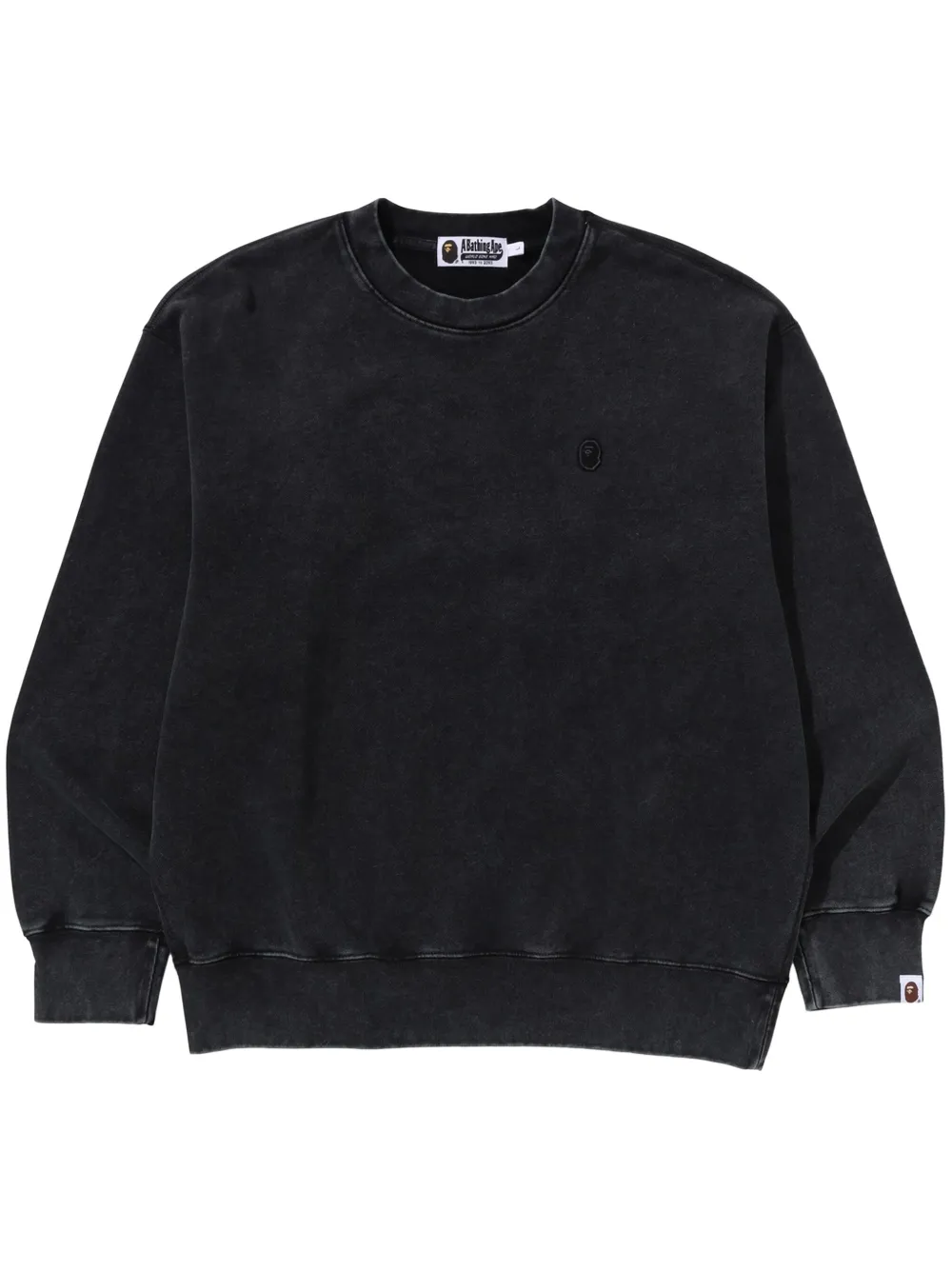 

Хлопковая толстовка A BATHING APE, черный