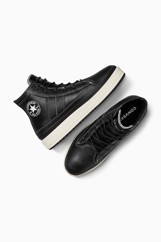Кожаные кроссовки Chuck Taylor All Star Equip Waterproof Converse, черный — фото 4