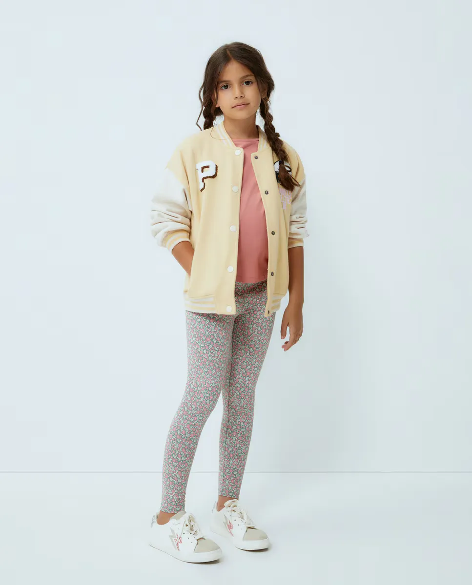 

Легкие леггинсы с цветочным принтом для девочек Kids El Corte Inglés, зеленый
