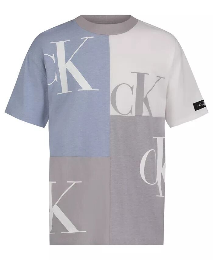 

Футболка с коротким рукавом Calvin Klein Big Boys Block Party