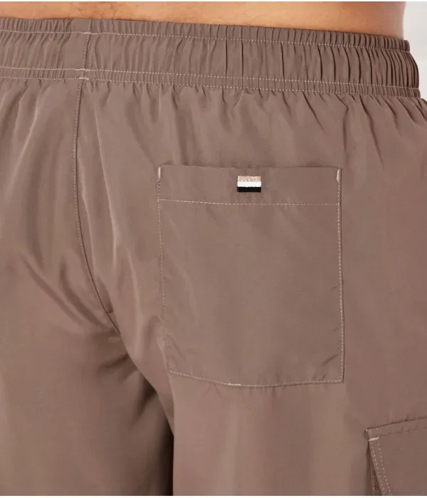 Плавательные шорты для дайвинга regular fit Boss, коричневый — фото 4