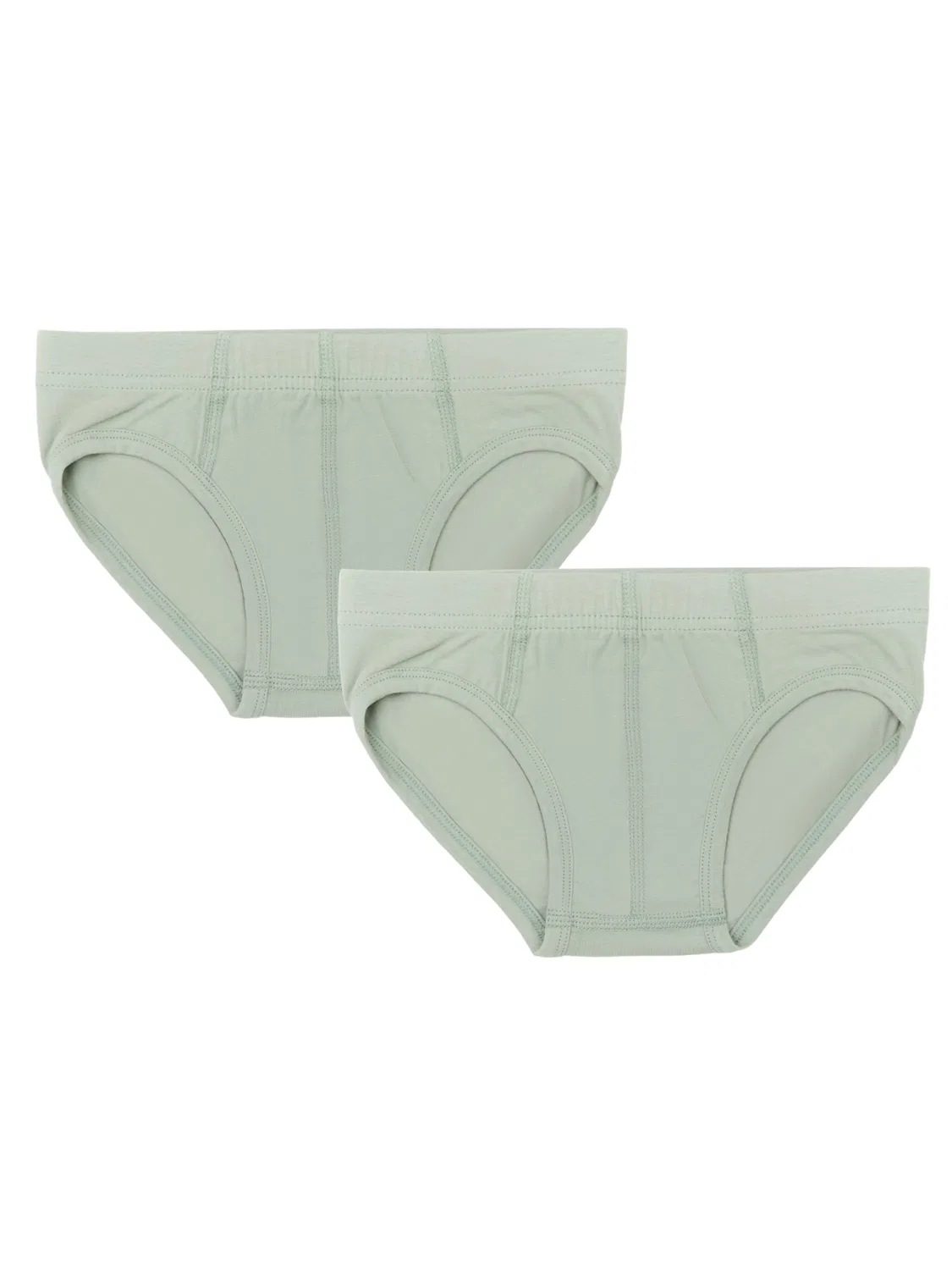 Трусы Albero Natur Bio-Baumwoll-Jungenslip-2er Pack зеленого цвета