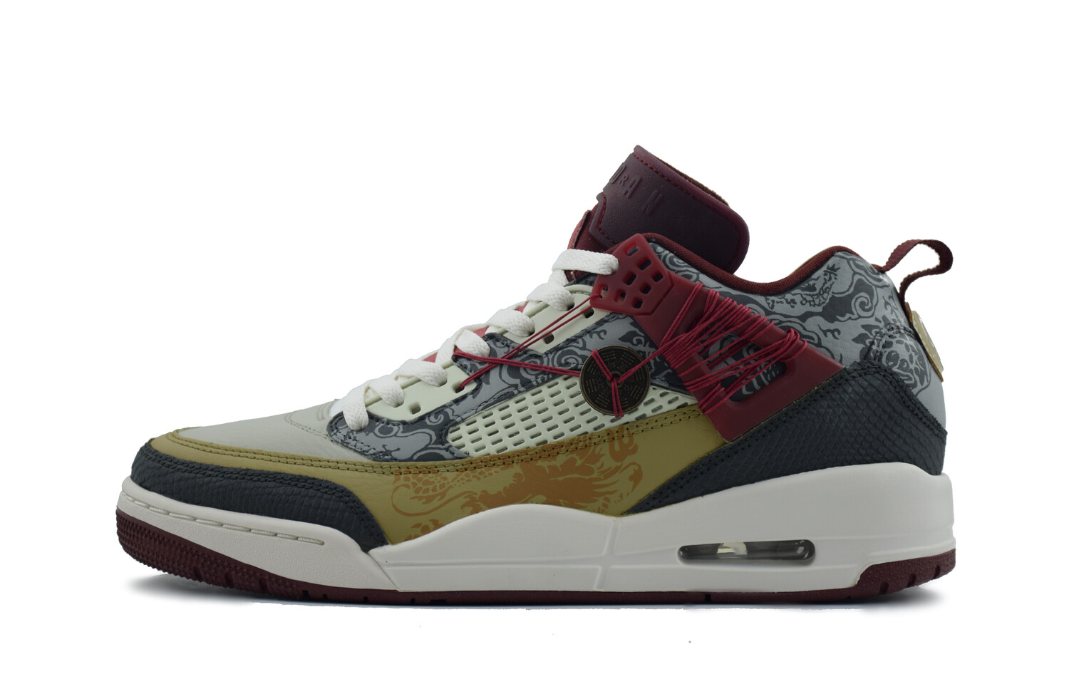 

Баскетбольные кроссовки Spizike Vintage Men Low-Top Grey/Green Jordan
