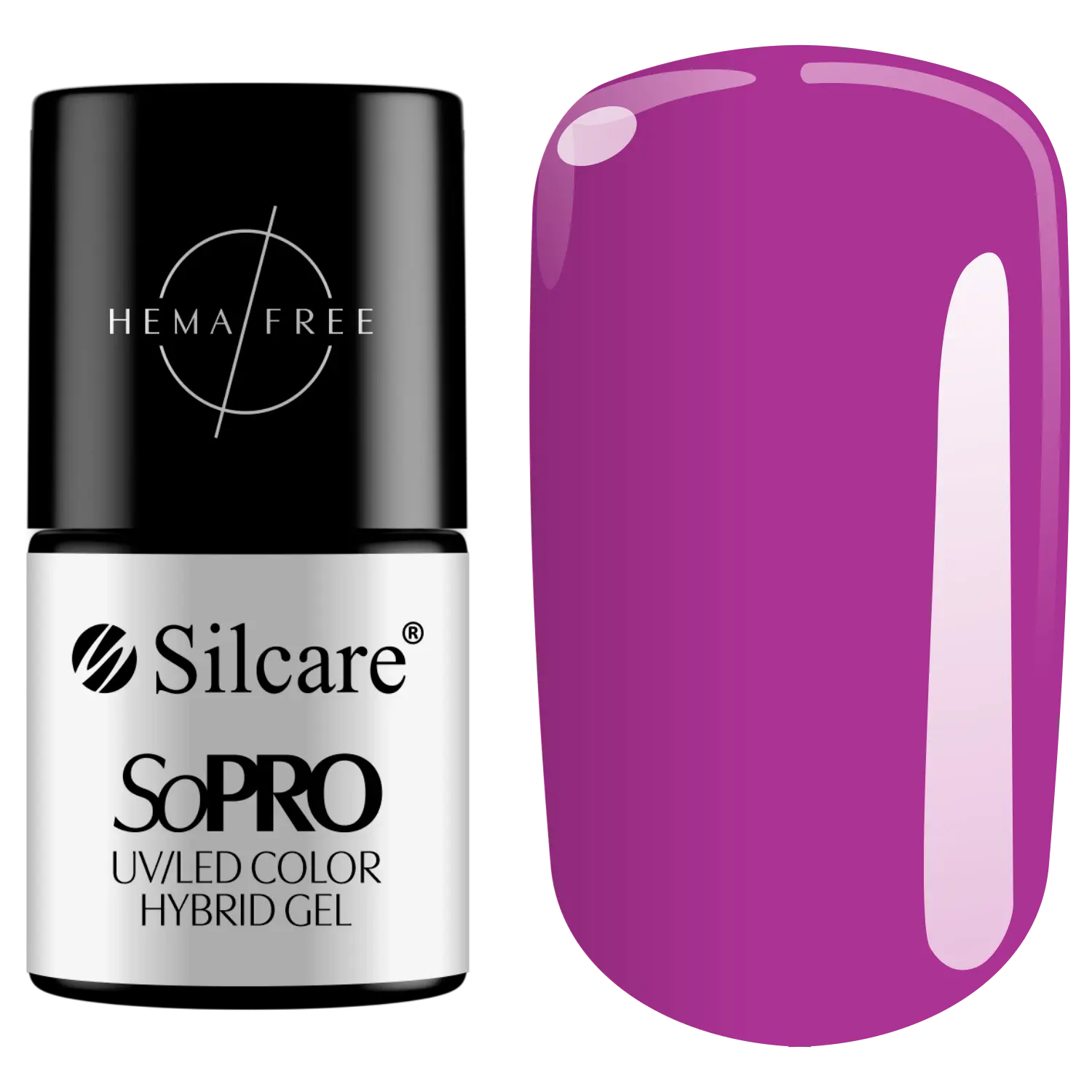 

Гибридный лак для ногтей 012 Silcare Sopro Rich Color, 7 гр