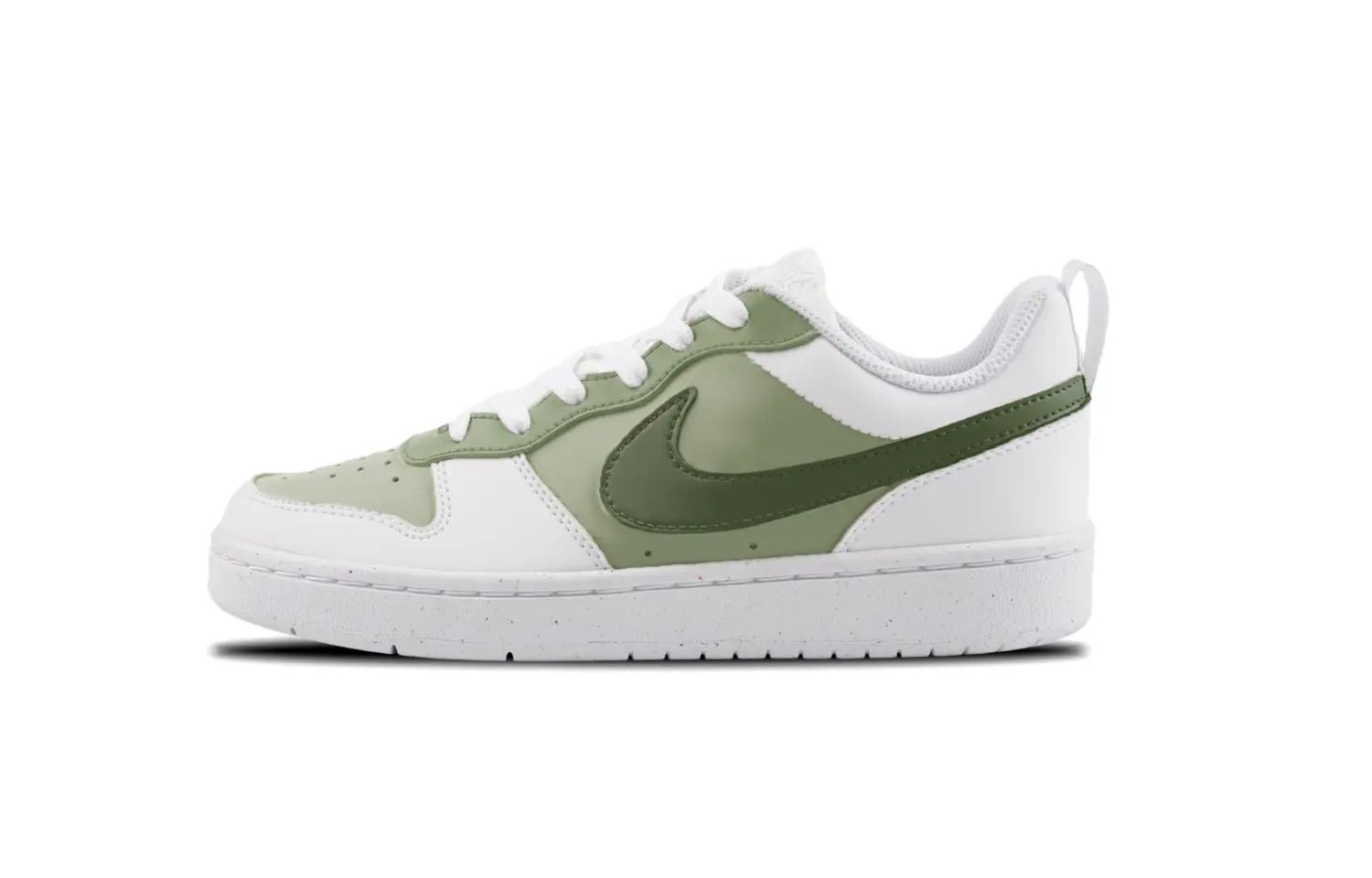 

Кроссовки Nike Court Borough Skateboarding Shoes Women's Low-top White/green, зеленый