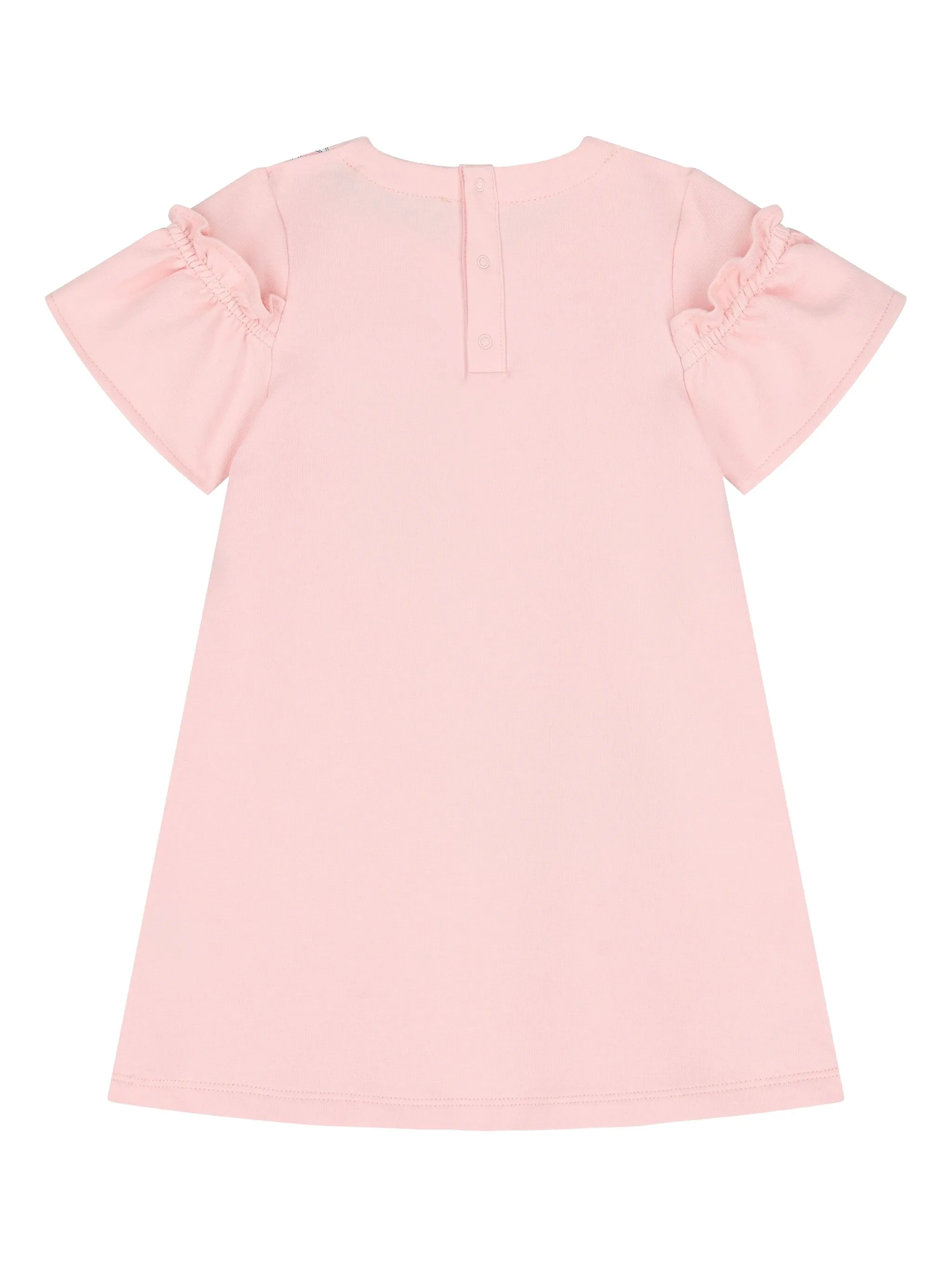 Платье с оборками и принтом Aigner Kids, розовый — фото 2