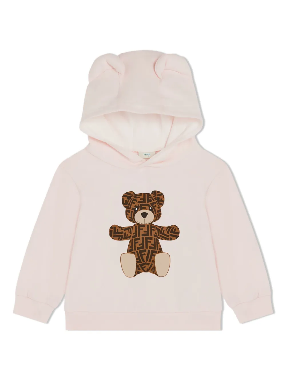 

Худи с принтом FENDI KIDS, розовый