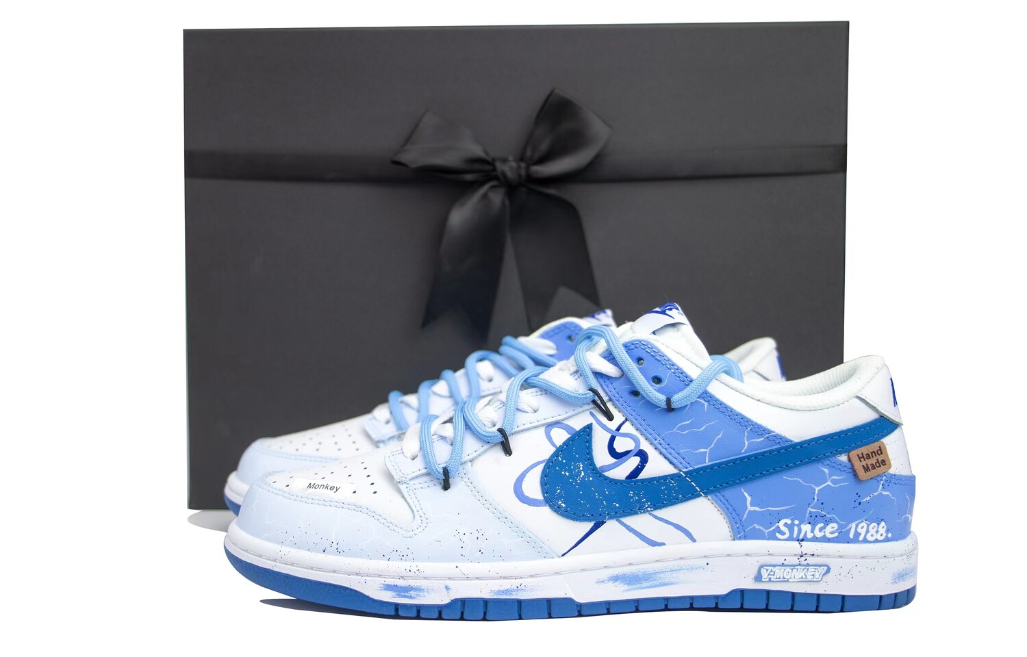 

Кроссовки Nike Dunk Skateboarding Shoes Men Low-top White, цвет Aurora crushed clouds