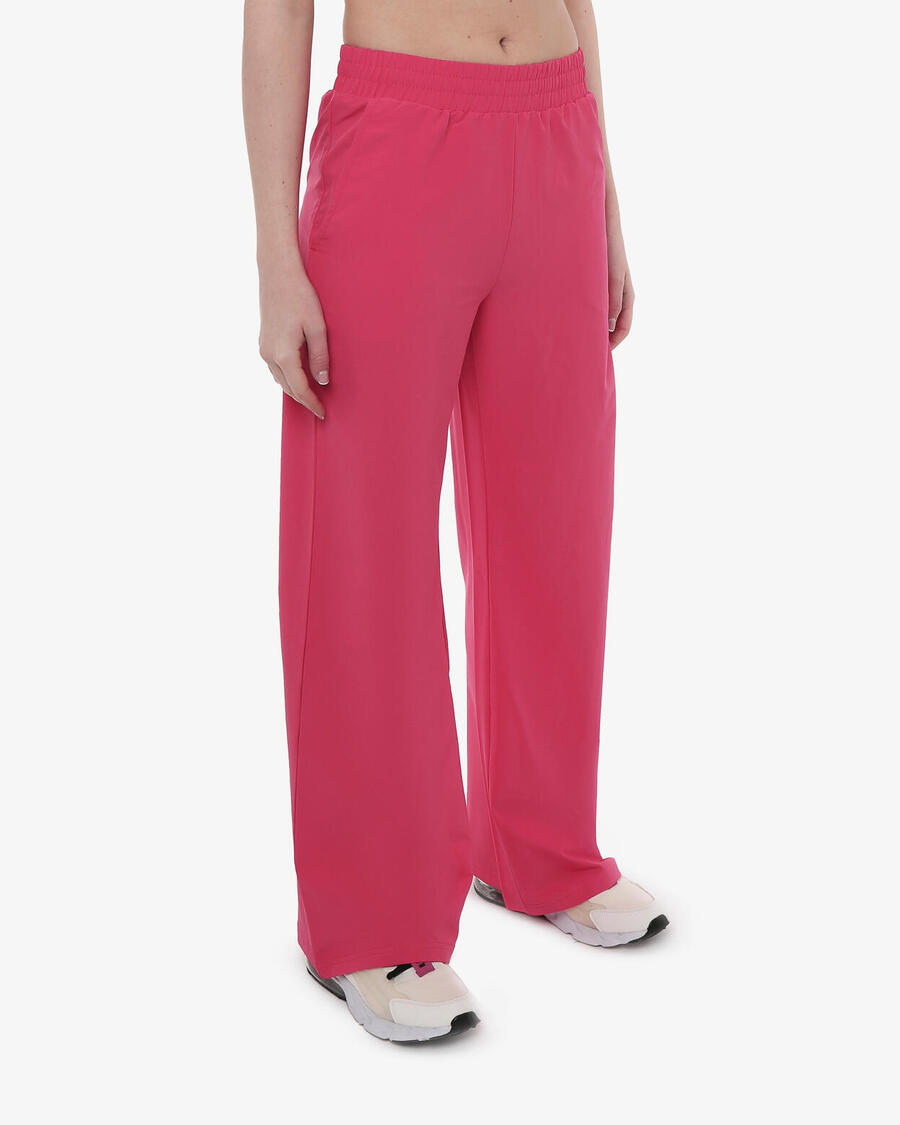 

JAKED Синтетические спортивные брюки малинового цвета для женщин