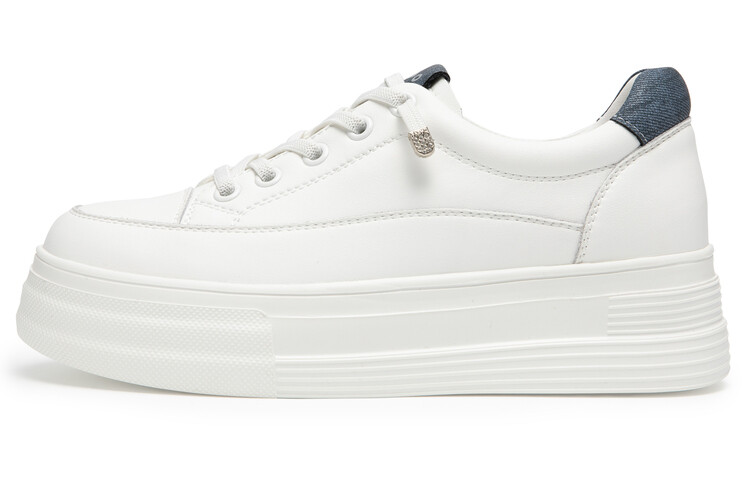 

Кроссовки C°BANNER Skateboarding Shoes Women's Low-top, белый/синий