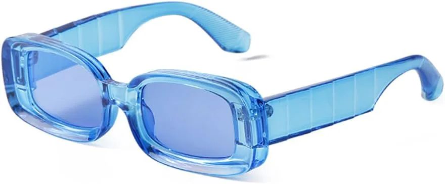 

Солнцезащитные очки UV400 с толстой оправой, в стиле панк, конфетно-голубые, для женщин и мужчин, для бега и занятий спортом на открытом воздухе UYPTK, 04