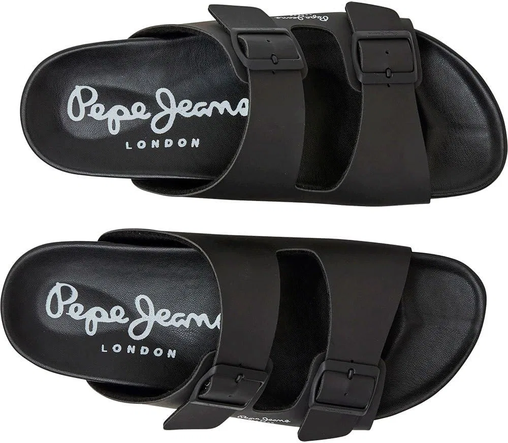 Мужские сандалии Pepe Jeans Bio Royal Double M, Black — фото 2