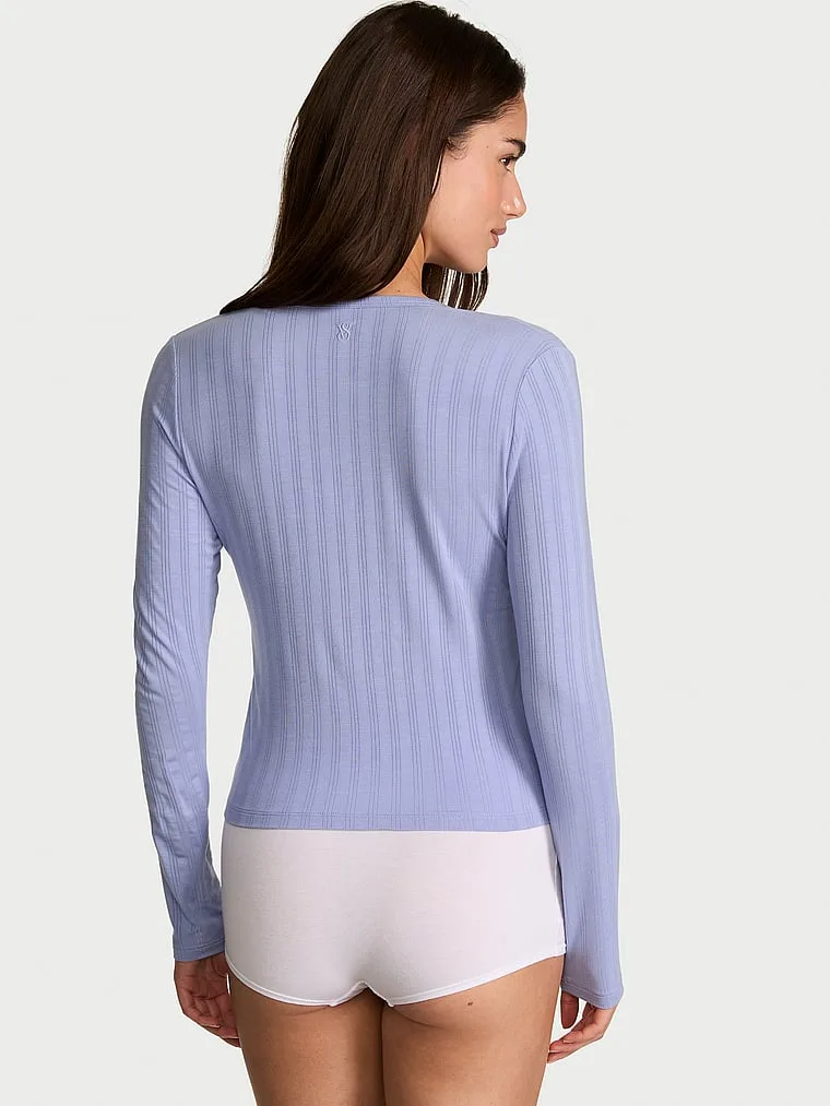 Ультратонкий кардиган из мягкой модальной ткани Victoria'S Secret, Light Lavender — фото 2