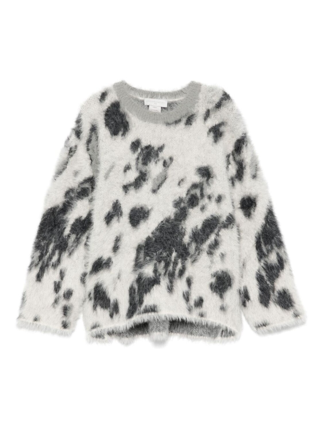 

Stella McCartney Kids свитер с анималистичным принтом, белый