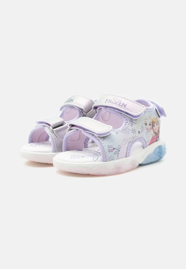 Замороженные моргающие туфли, сандалии для ходьбы Friboo, Lilac — фото 2