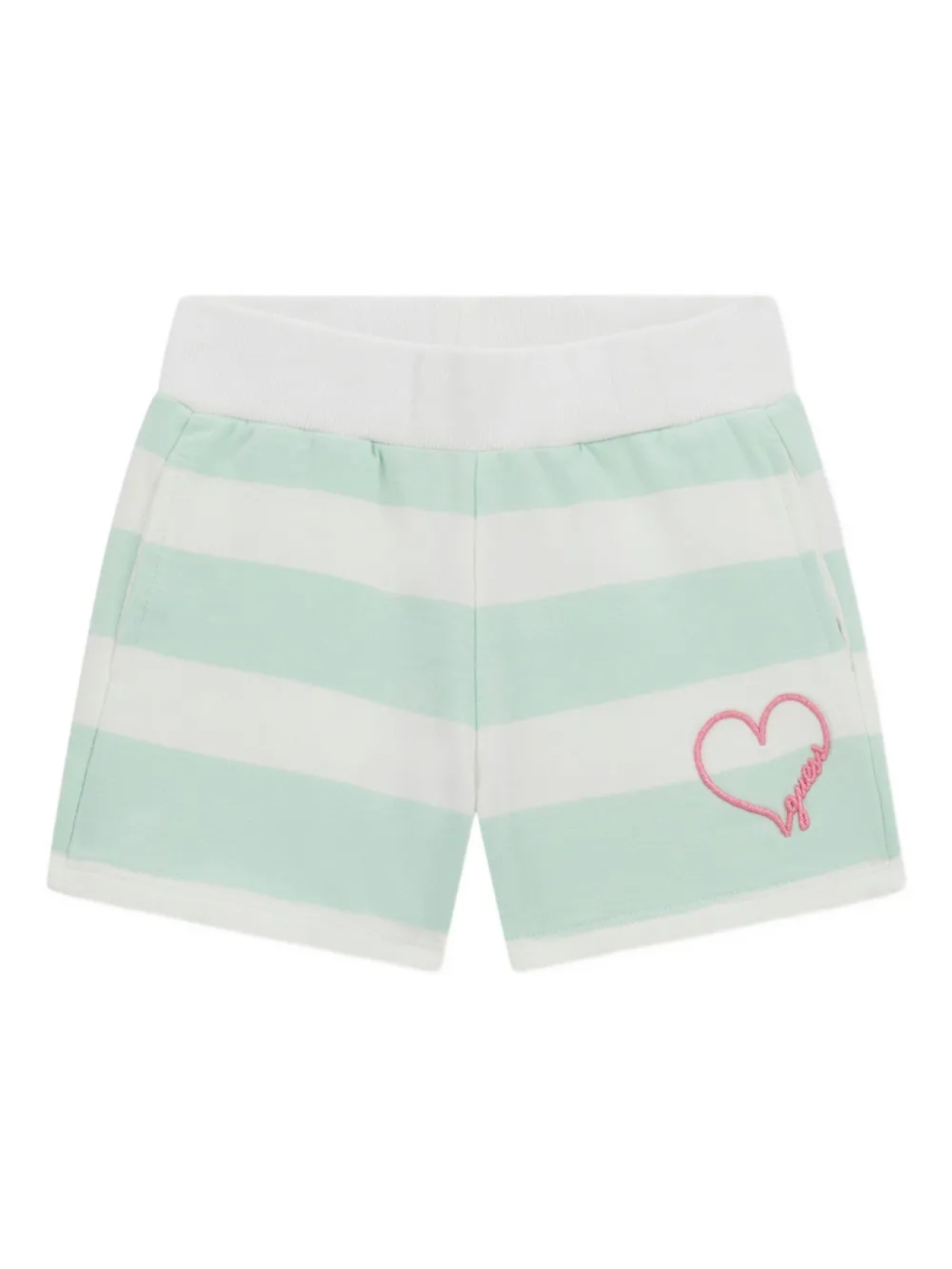 

Угадайте детские хлопковые шорты guess kids, зеленый