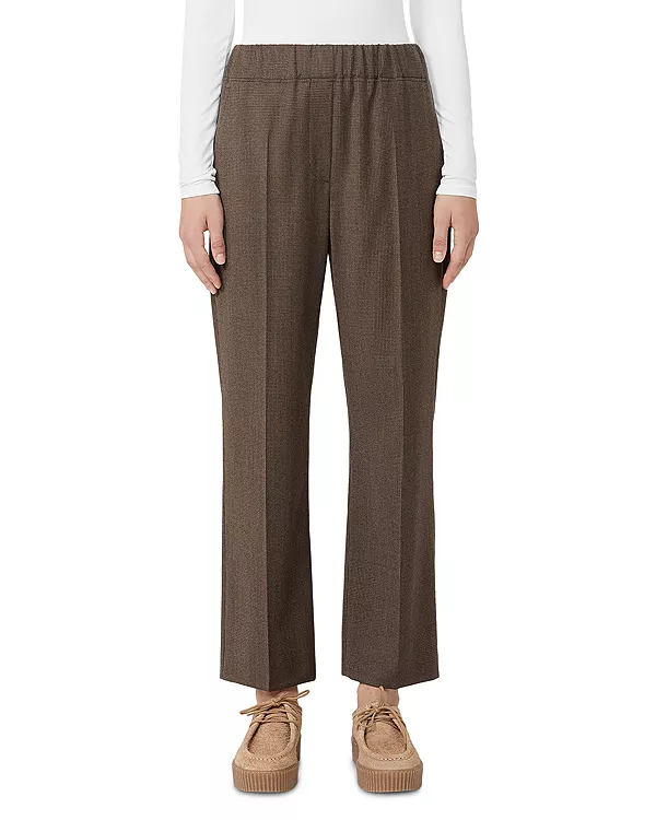 

Брюки до щиколотки Weekend 2 Hateley из шерстяной смеси Weekend Max Mara, коричневый