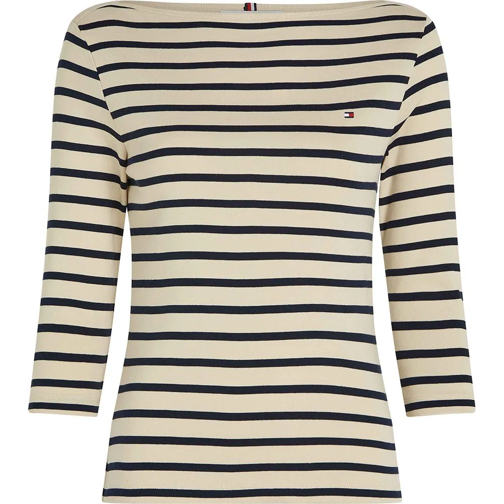 

Футболка Tommy Hilfiger Cody 3/4 sleeve, бежевый