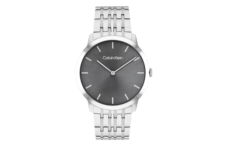 

Calvin Klein Часы Wrist Watch Quartz Movement Steel Strap Gray Dial Men's Watch, 25300006