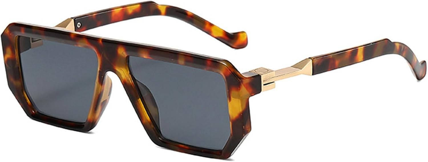 

Ретро-солнцезащитные очки квадратной формы для женщин, модные очки-пилот, женские панк-очки, солнцезащитные очки UV400 для мужчин, трендовые солнцезащитные очки mincl, C3