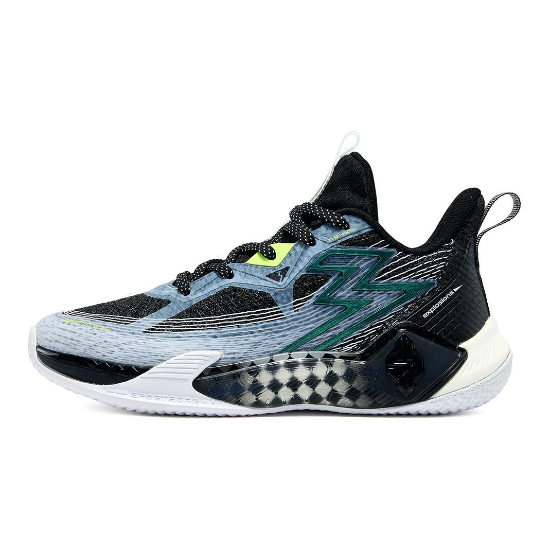 

361°KIDS Скользостойкие легкие амортизирующие износостойкие баскетбольные кроссовки low top черный белый