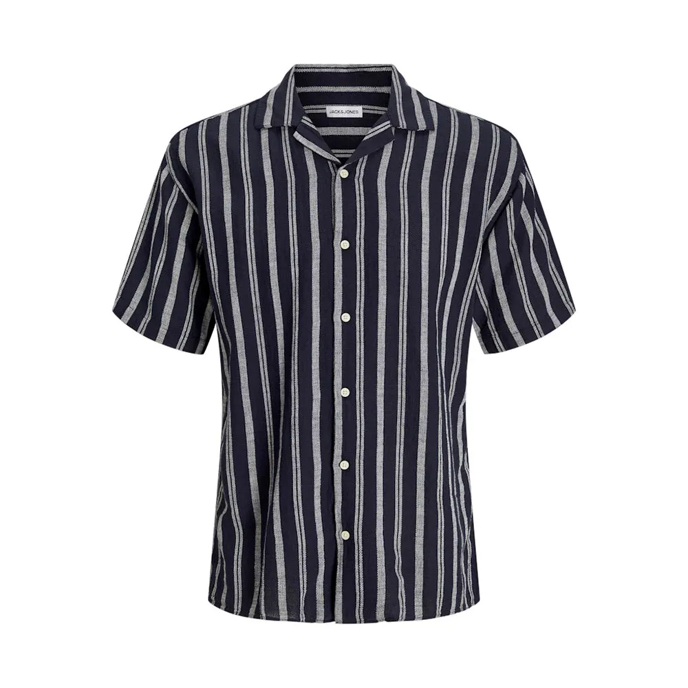 

Рубашка с коротким рукавом Jack & Jones Enzo Stripe Resort, синий