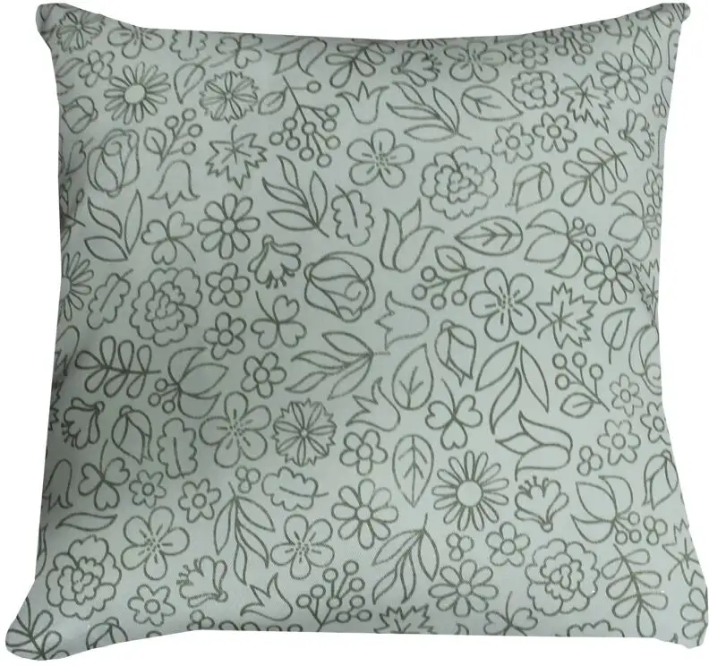 

HOSSNER - HOMECOLLECTION Чехол на подушку "Кавала", (1 шт.) 50х50 см, серый