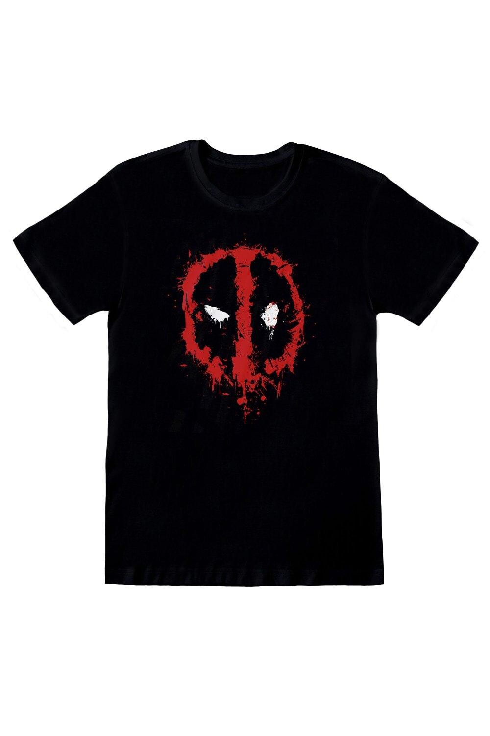

Футболка со сплатом Deadpool, черный