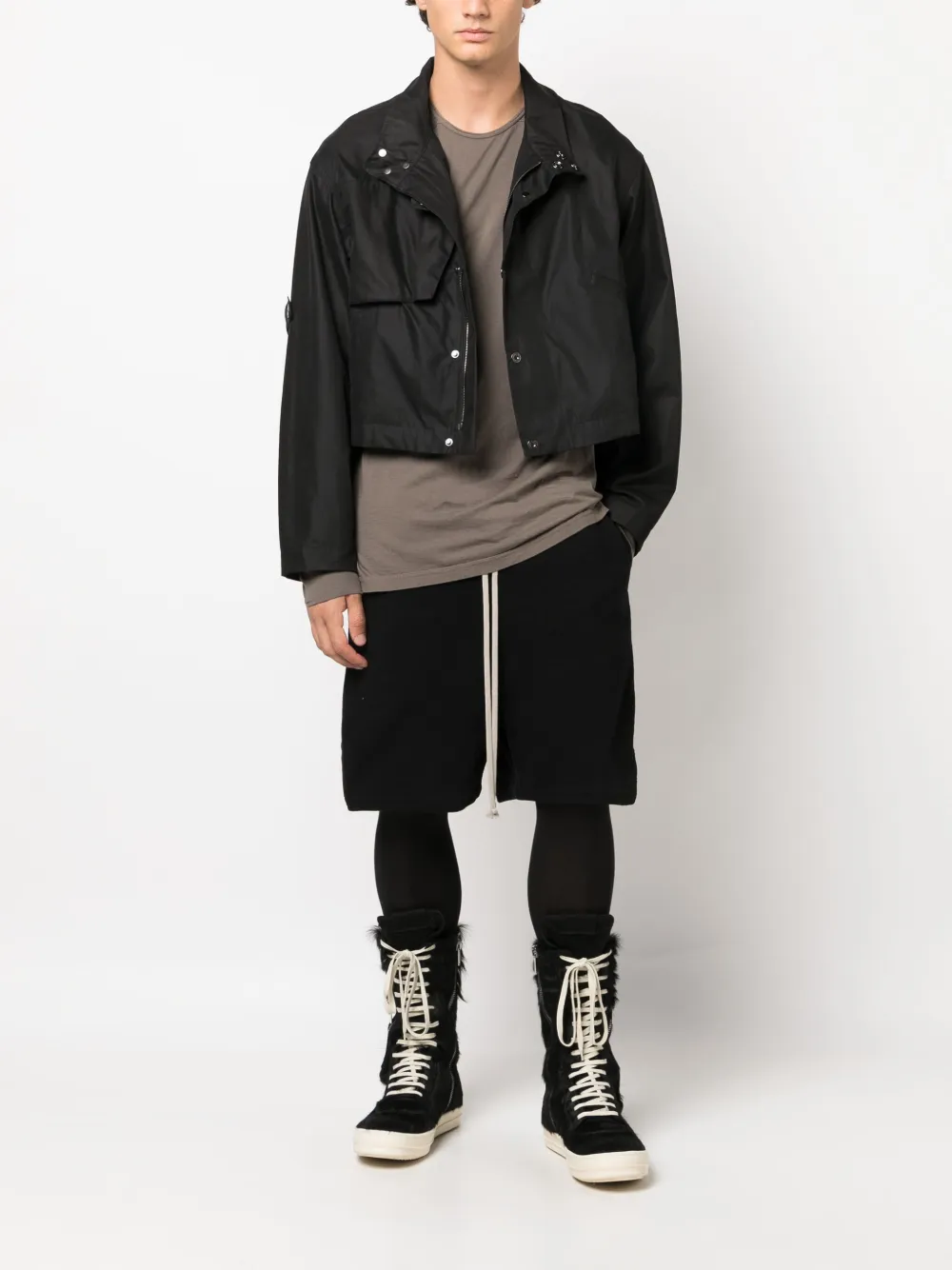 Спортивные шорты с кулиской Rick Owens, черный — фото 2