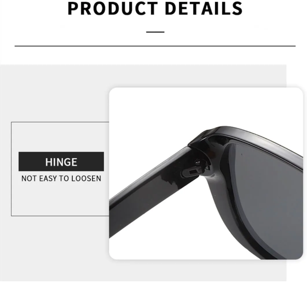 

Мужские солнцезащитные очки в стиле ретро, ​​цельные, зеркальные, с защитой от УФ-излучения UV400, с плоской верхней частью, модные для мужчин VFDHN, 77187-c2