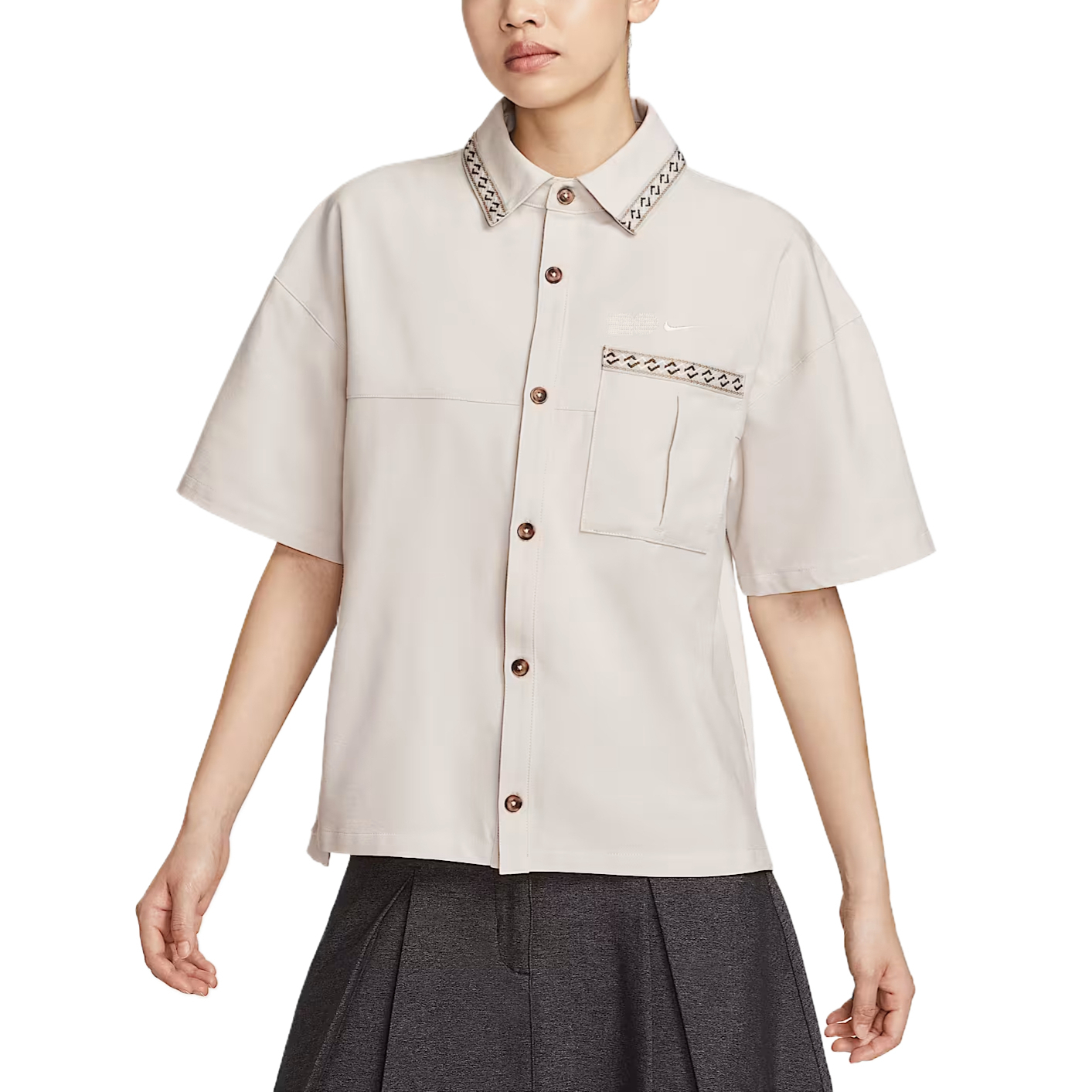 

Рубашка Naomi Osaka женская beige Nike, бежевый