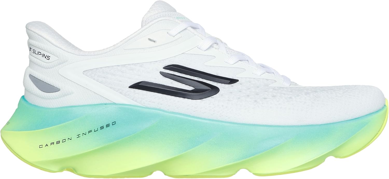 Мужские слипоны Skechers Aero Burst без шнурков, белый — фото 4
