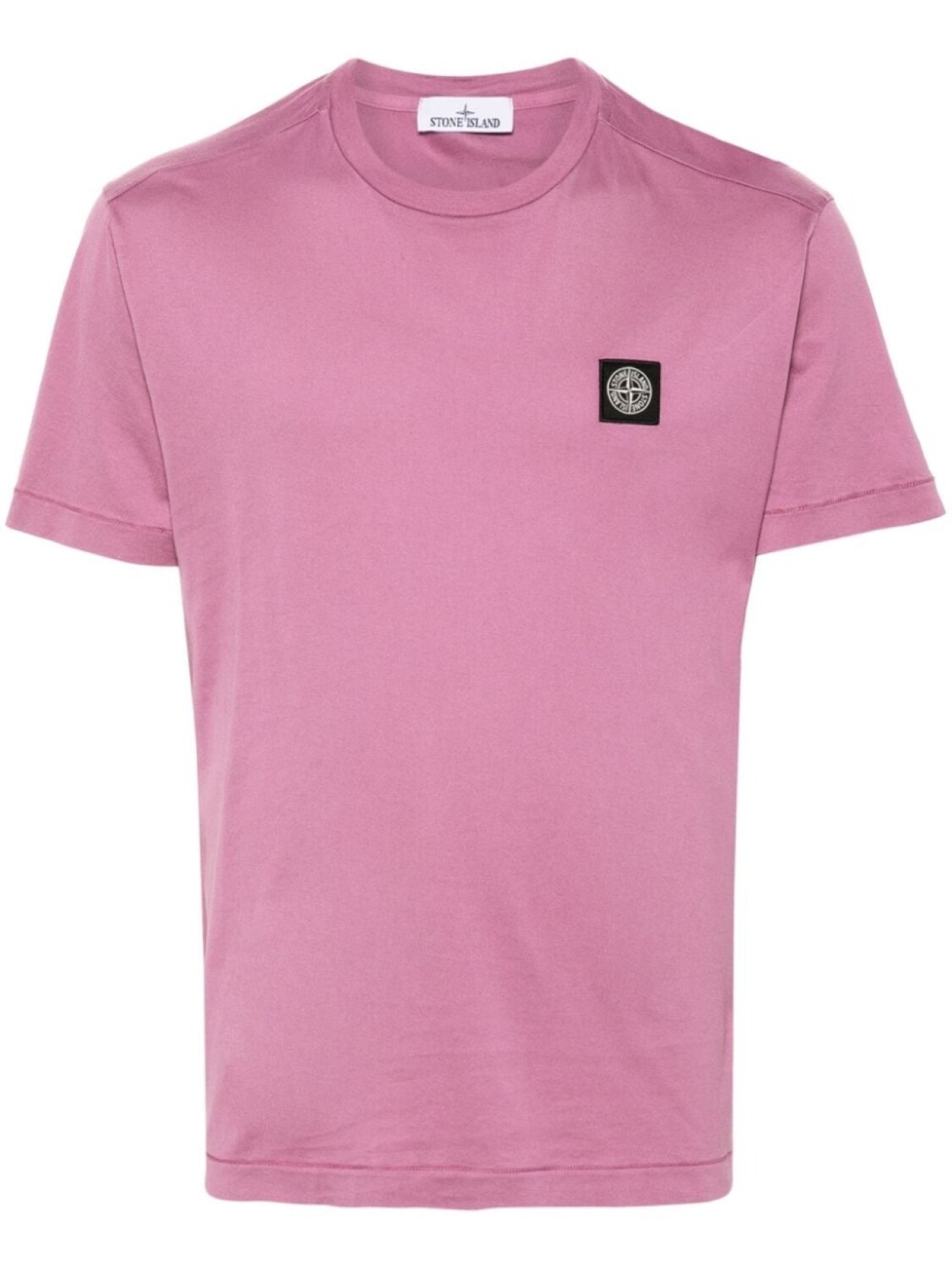 

Stone Island футболка с нашивкой Compass, розовый