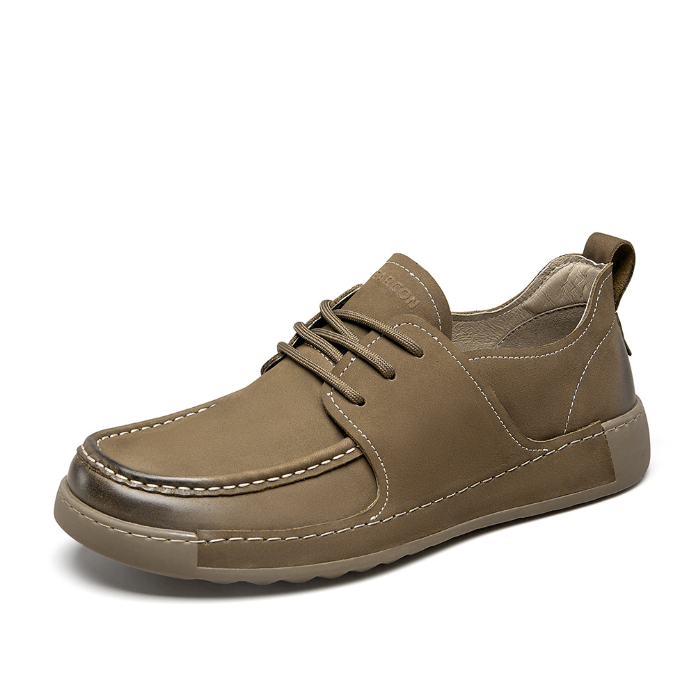 YEARCON Мужские повседневные кроссовки Low Top кофейного цвета светло-коричневый карамельный, цвет Light Coffee (Caramel) — фото 2