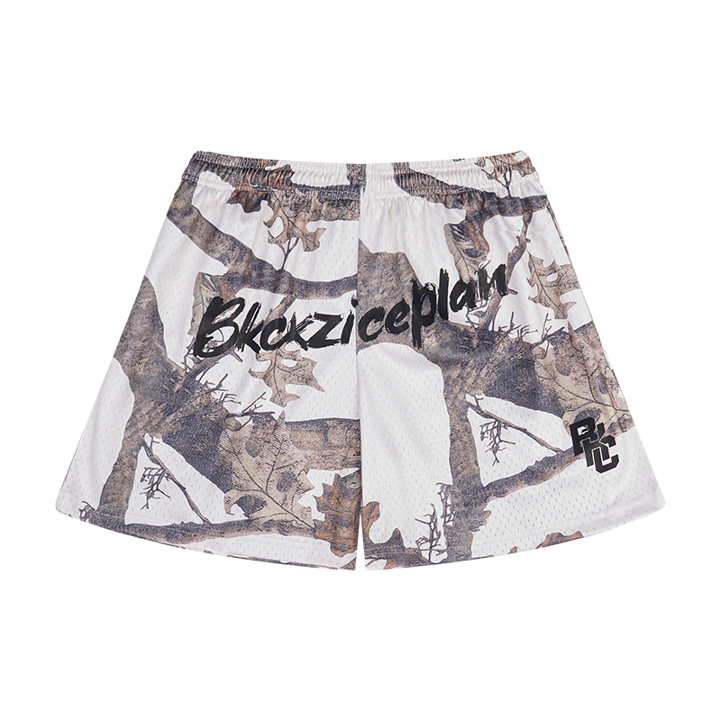 

Винтажные шорты-кварталы с растительным и цветочным принтом в стиле luxury streetwear для баскетбола, тренировок и повседневной носки унисекс BKCXZICE, белый