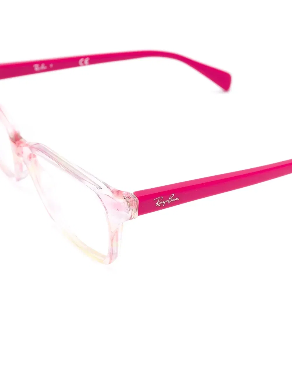 Очки в прозрачной оправе Ray-Ban Junior, черный — фото 2