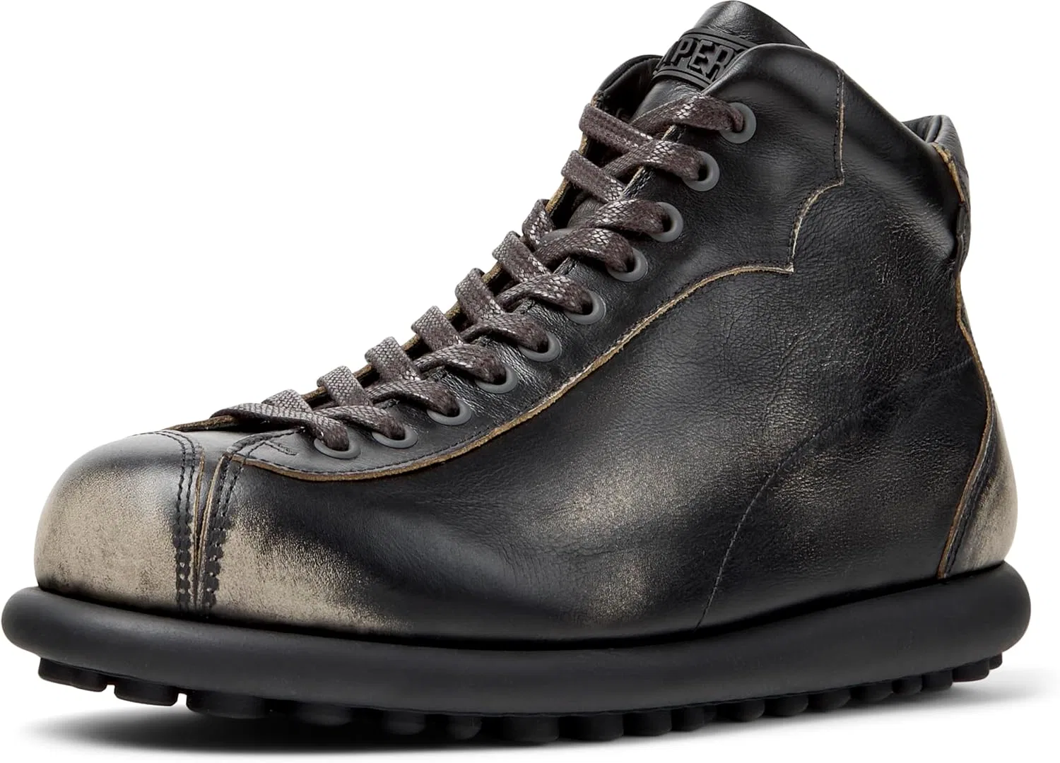 Ботинки CAMPER, Pelotas Ariel 33766-068 мужские, гладкая кожа, размер EU 39, серый (Soweto Bosf, Grunge Neg/Ariel Neg)