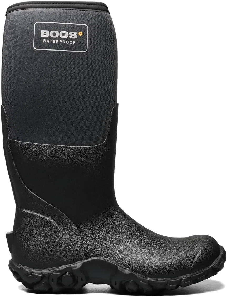 Резиновые ботинки BOGS Men's Mesa Rain Boots Wellington Boots, Black