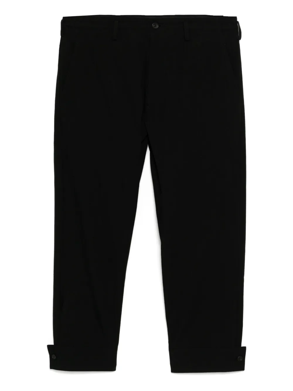 

Брюки с поясом Yohji Yamamoto, черный