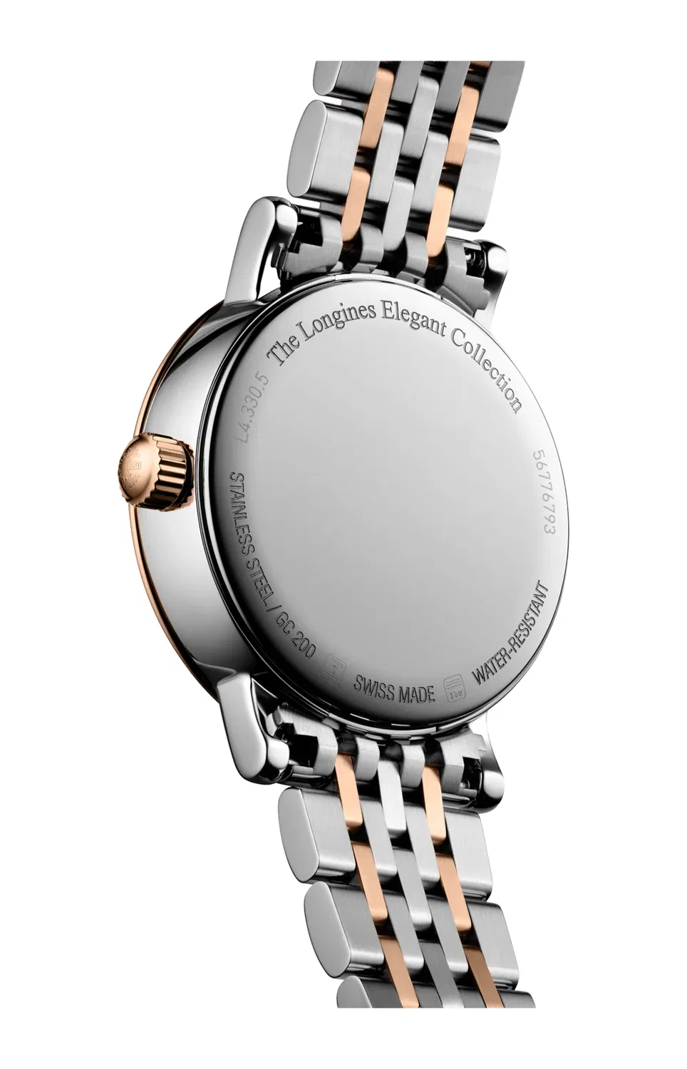 Коллекция LONGINES Elegant с индикацией фаз Луны - L4.330.5.87.7, серебряный — фото 4