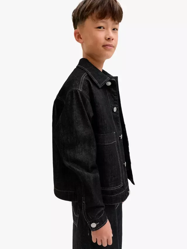 Детская джинсовая куртка JILLOYD, синяя Jack & Jones — фото 3