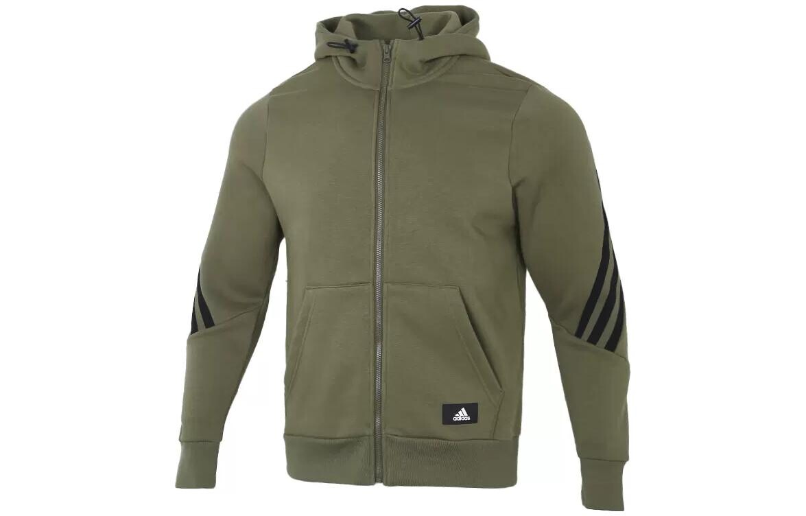 Куртка мужская оливковая Adidas, оливковый