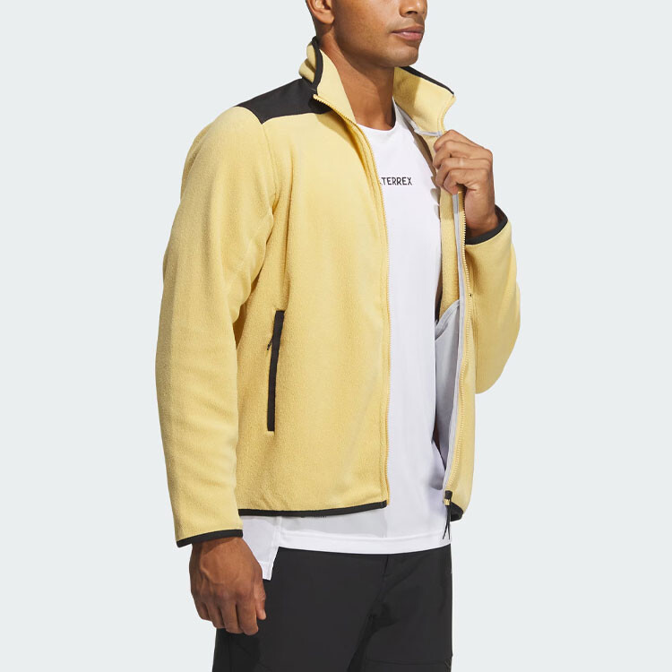 Terrex Velvet Jacket Men Yellowish Adidas, светло-желтый — фото 4