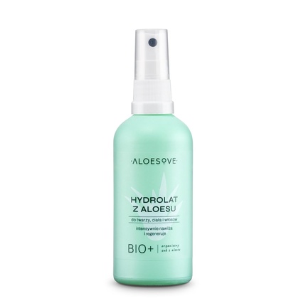 

Спрей ALOESOVE Aloe Vera Hydrosol 100ml - Moisturizing Spray with Aloe Vera Juice - Intensively Hydrating, Anti-Aging for Skin and Hair