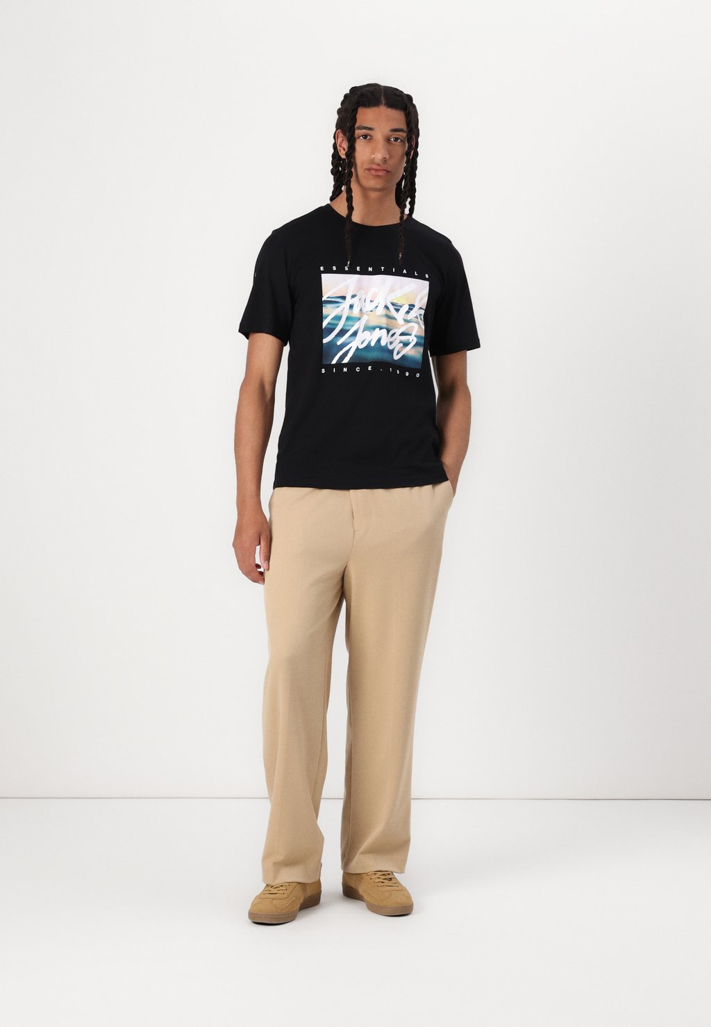

Футболка с принтом JJCOLTON PHOTO TEE CREW 5 PACK Jack & Jones, темно-синий