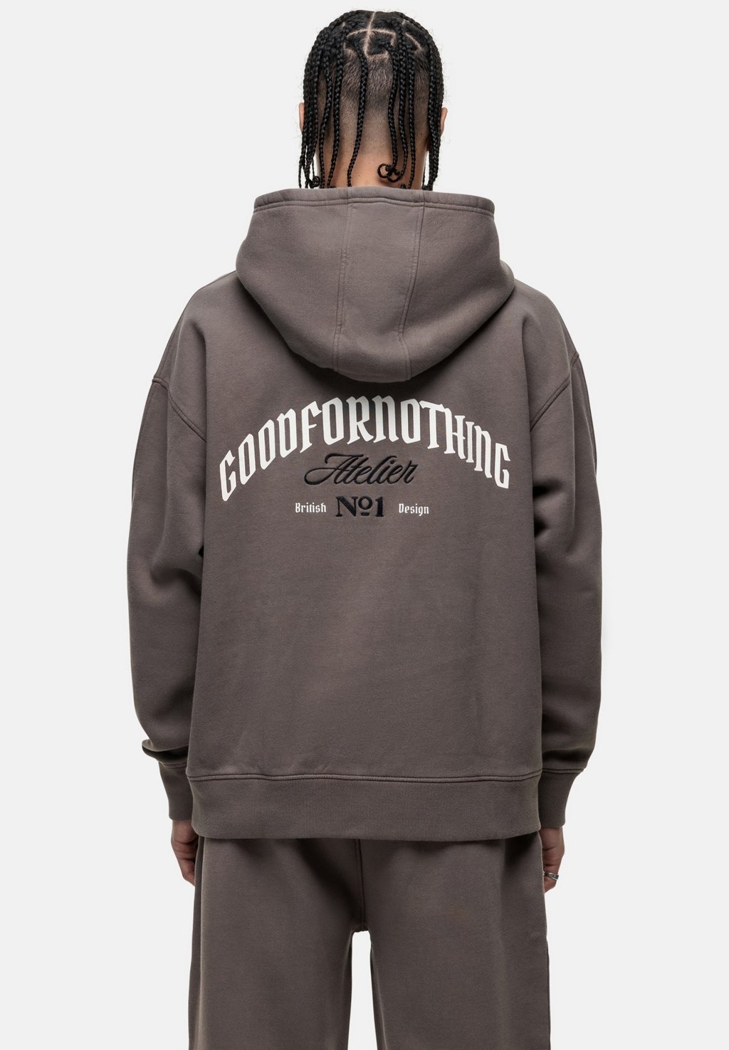 

Толстовка ANTITAU - Hoodie Good For Nothing, серо-коричневый