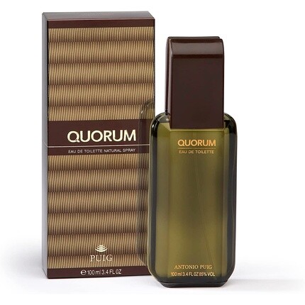 

Puig Quorum Eau De Toilette For Men Long Lasting Virile Classic Elegant And Robust Fragrance Citrus Spicy Leather Tobacc