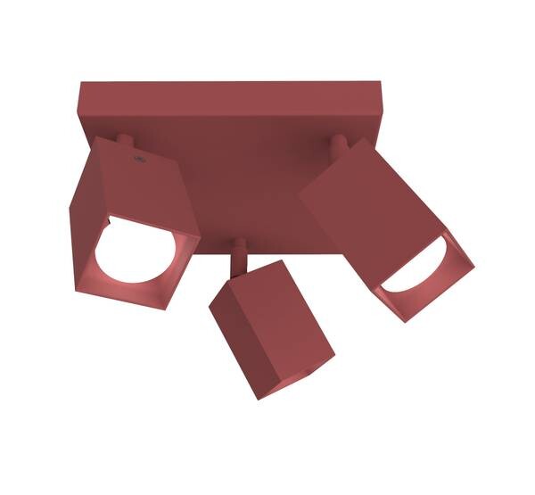 

Потолочный светильник Lumicom Brick Q X3, красный